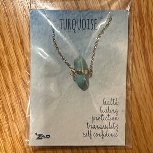 ZAD Aqua Crystal Necklace